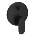72466670 HANSGROHE Rebris S смеситель для ванны (внешняя часть), матовый черный 72466670 HANSGROHE Rebris S смеситель для ванны (внешняя часть), матовый черный. Фото