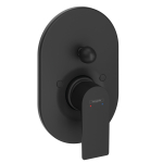 72459670 HANSGROHE Rebris E смеситель для ванны (внешняя часть), матовый черный 72459670 HANSGROHE Rebris E смеситель для ванны (внешняя часть), матовый черный. Фото